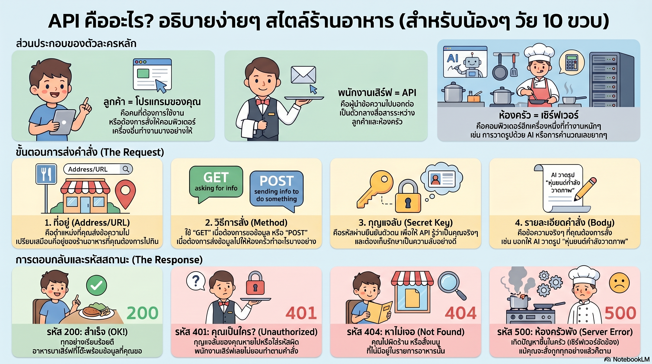 อินโฟกราฟิก: API คืออะไร