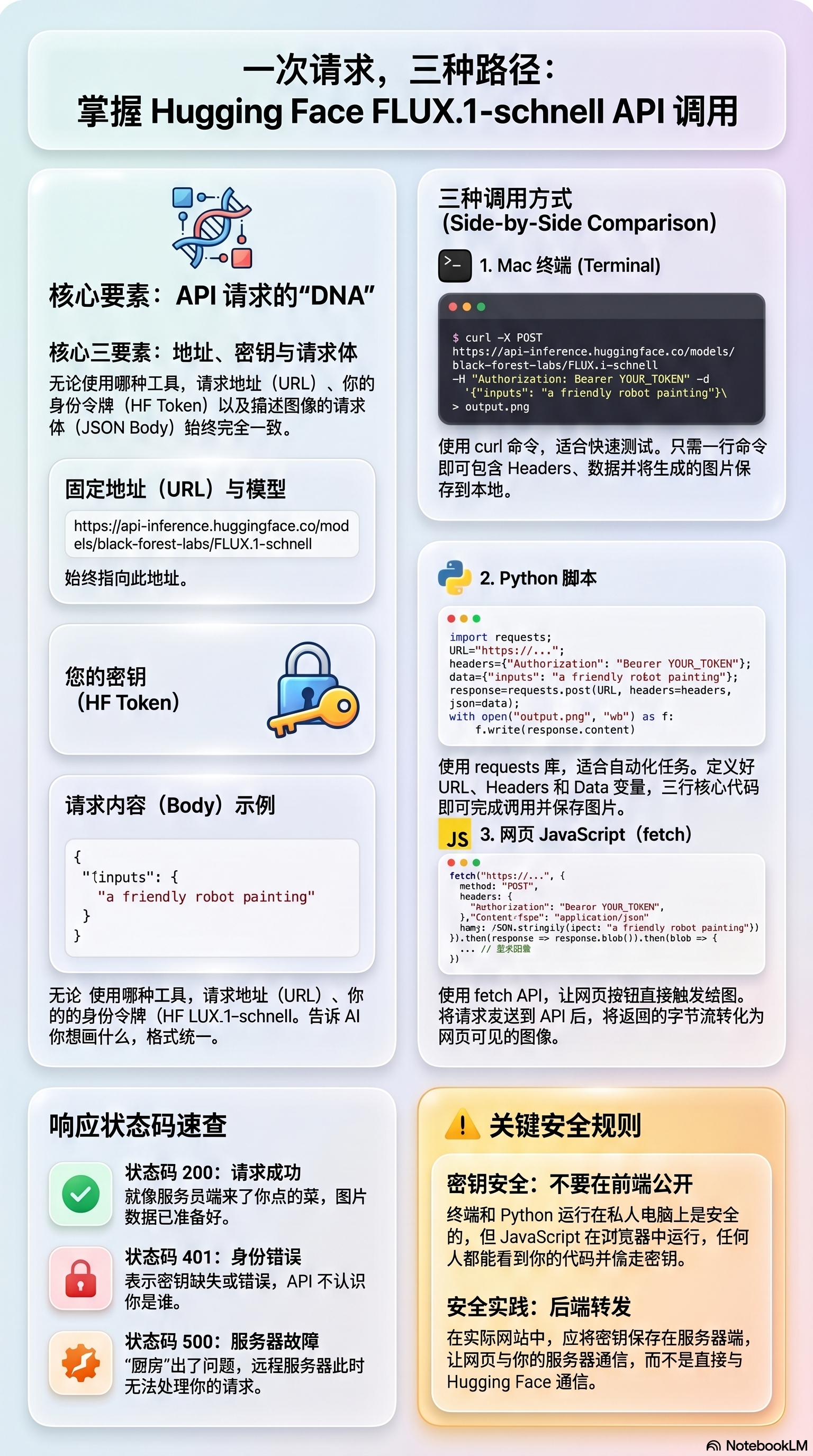 信息图:调用 API 的三种方式
