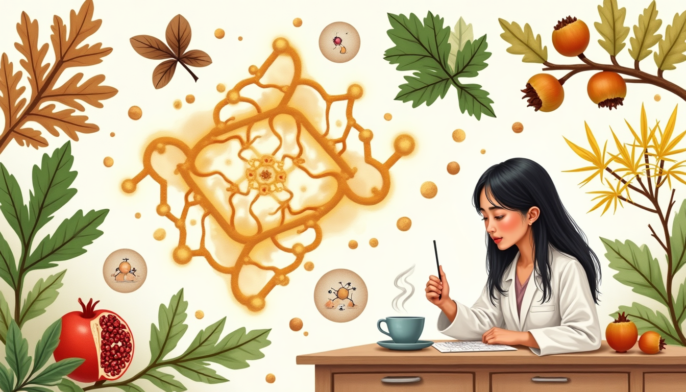 Polyphenolic compounds — coumarins, tannins, and anthraquinones