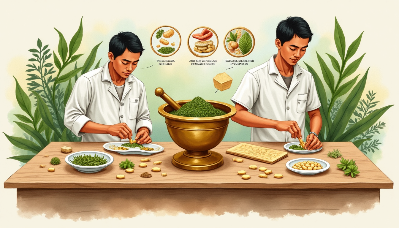 การเตรียมยาสมุนไพรแบบแห้ง — แคปซูล ยาเม็ด และยาอม