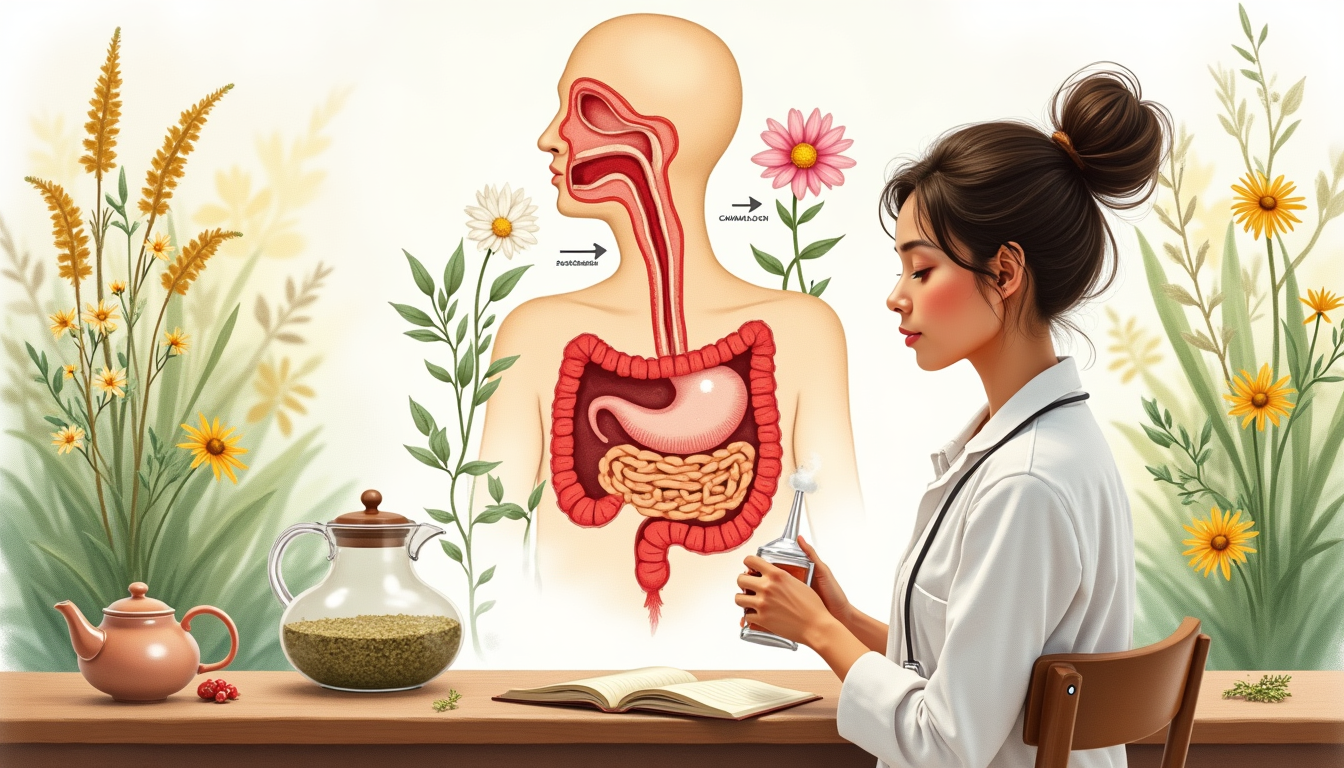 สมุนไพรรักษาโรคทางเดินอาหารส่วนบน — หลอดอาหารและกระเพาะ