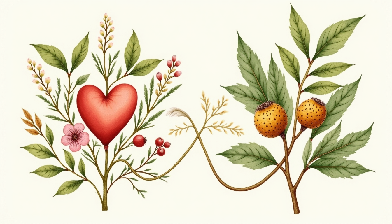 สมุนไพรรักษาโรคหัวใจ — ฮอว์ธอร์น กิงโกะ มาเธอร์เวิร์ต