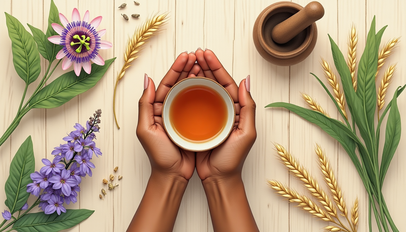 Herbs for benzodiazepine withdrawal including oats, skullcap and passionflower