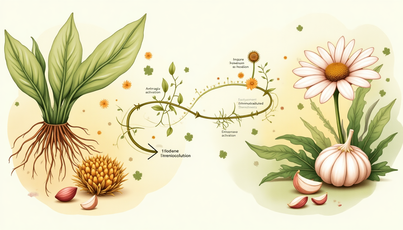 Illustration showing the difference between immunostimulation and immunomodulation