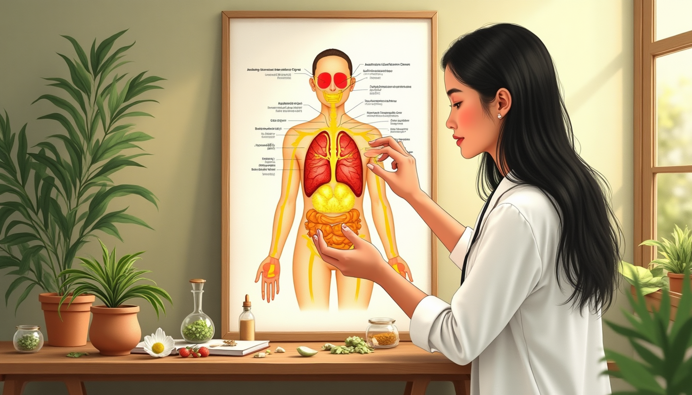 ภาพประกอบระบบต่อมไร้ท่อในร่างกายมนุษย์