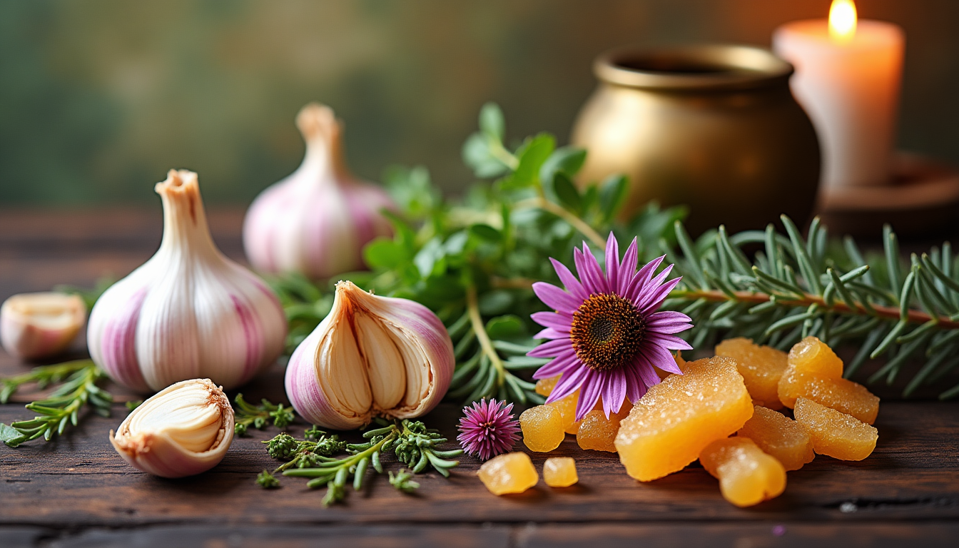 สมุนไพรต้านจุลชีพ